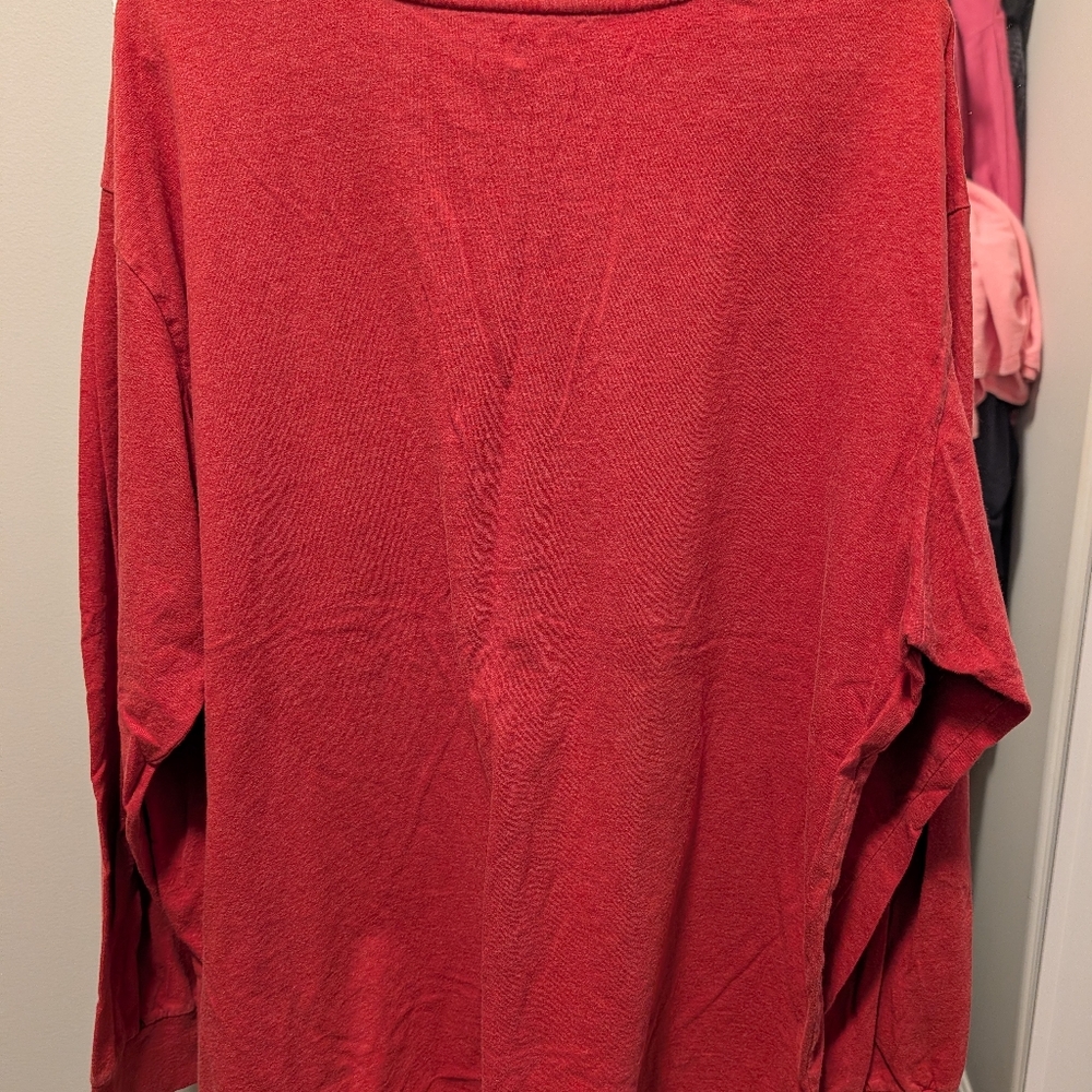 Ralph Lauren Polo in Rich Red Long Sleeve - Picture 4 of 4